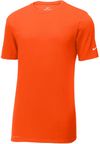 Am image of a Custom Nike Dri FIT Cotton Poly Tee in Brilliant Orange!