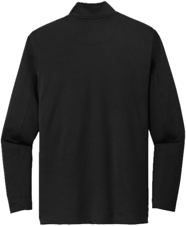 Am image of a Custom Nike Dry Half Zip Cover Up in Black!