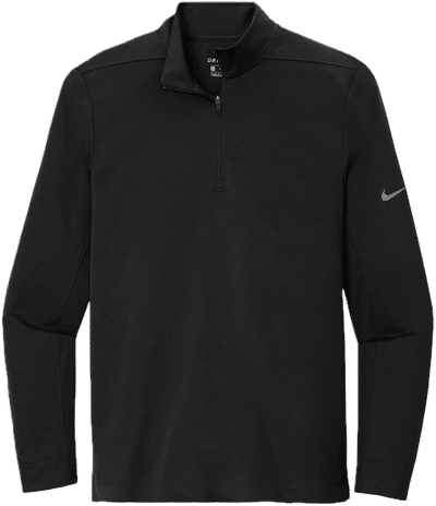 Am image of a Custom Nike Dry Half Zip Cover Up in Black!