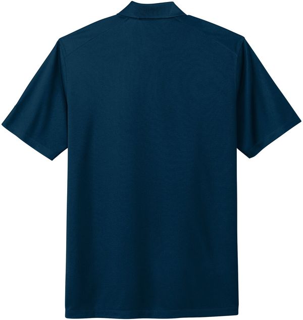 Am image of a Custom Nike DriFit Micro Pique Polo in Navy!