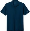 Am image of a Custom Nike DriFit Micro Pique Polo in Navy!