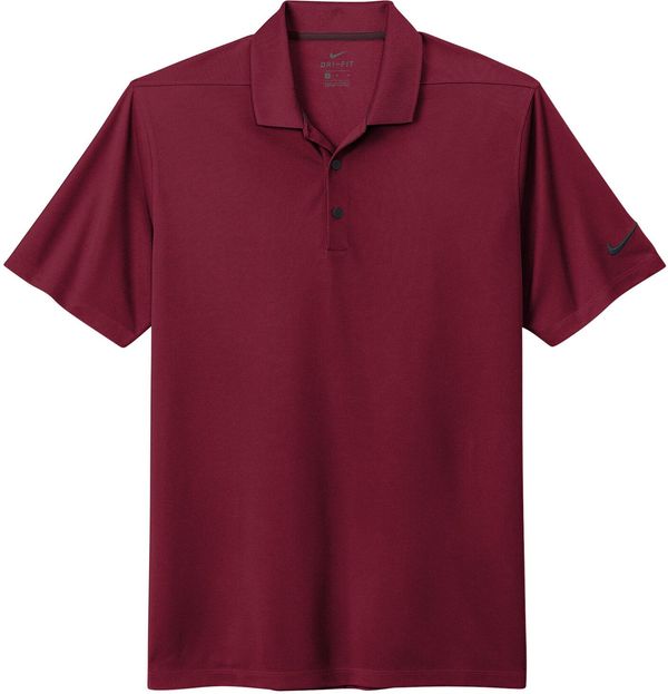 Am image of a Custom Nike DriFit Micro Pique Polo in Team Red!