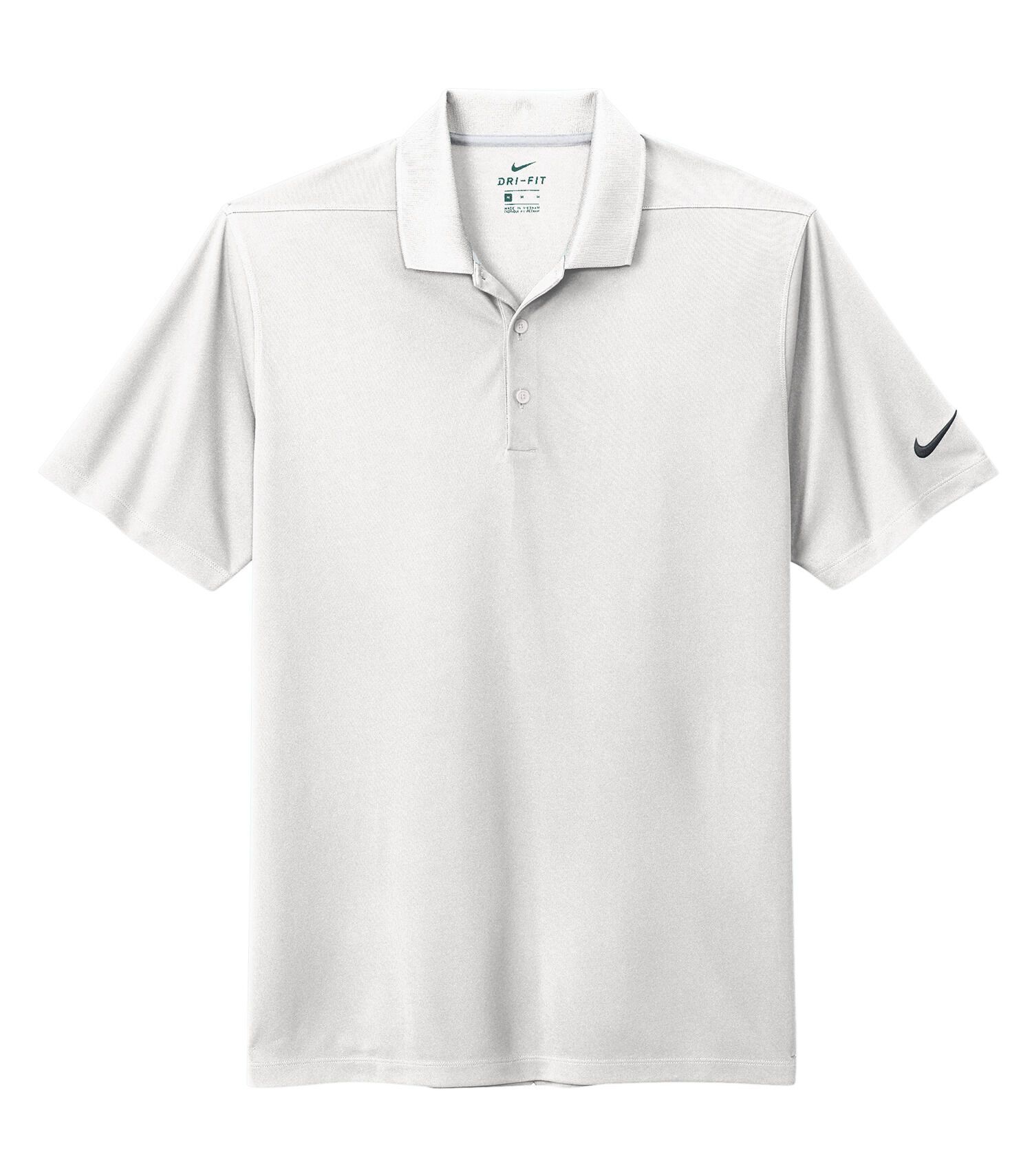 Nike DriFit Micro Pique Polo in White
