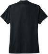 Am image of a Custom Nike Dri Fit Micro Pique Ladies Polo in Black!