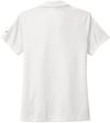 Am image of a Custom Nike Dri Fit Micro Pique Ladies Polo in White!