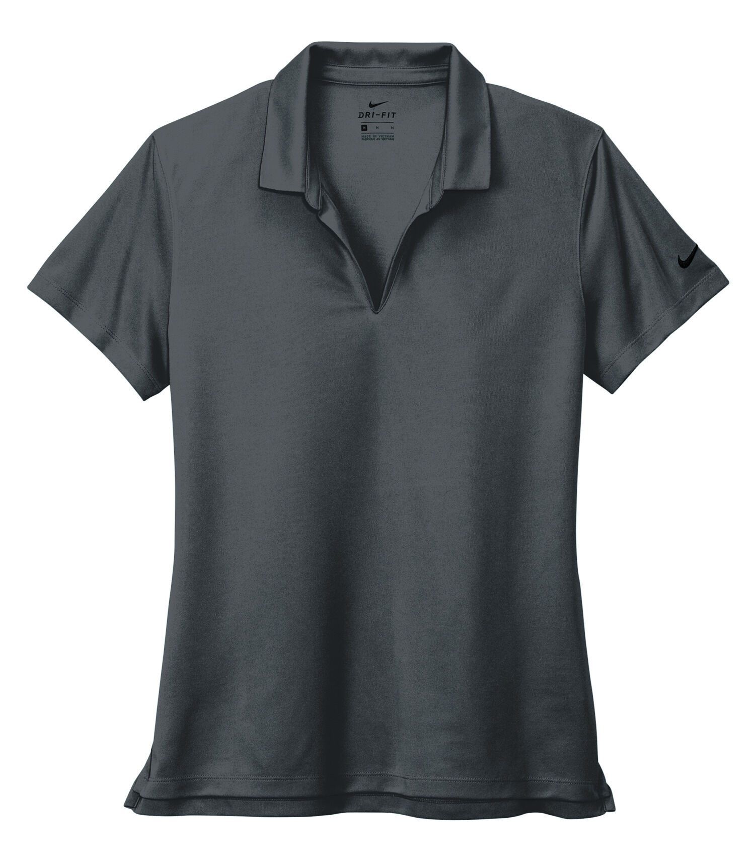 Nike Dri Fit Micro Pique Ladies Polo in Anthracite