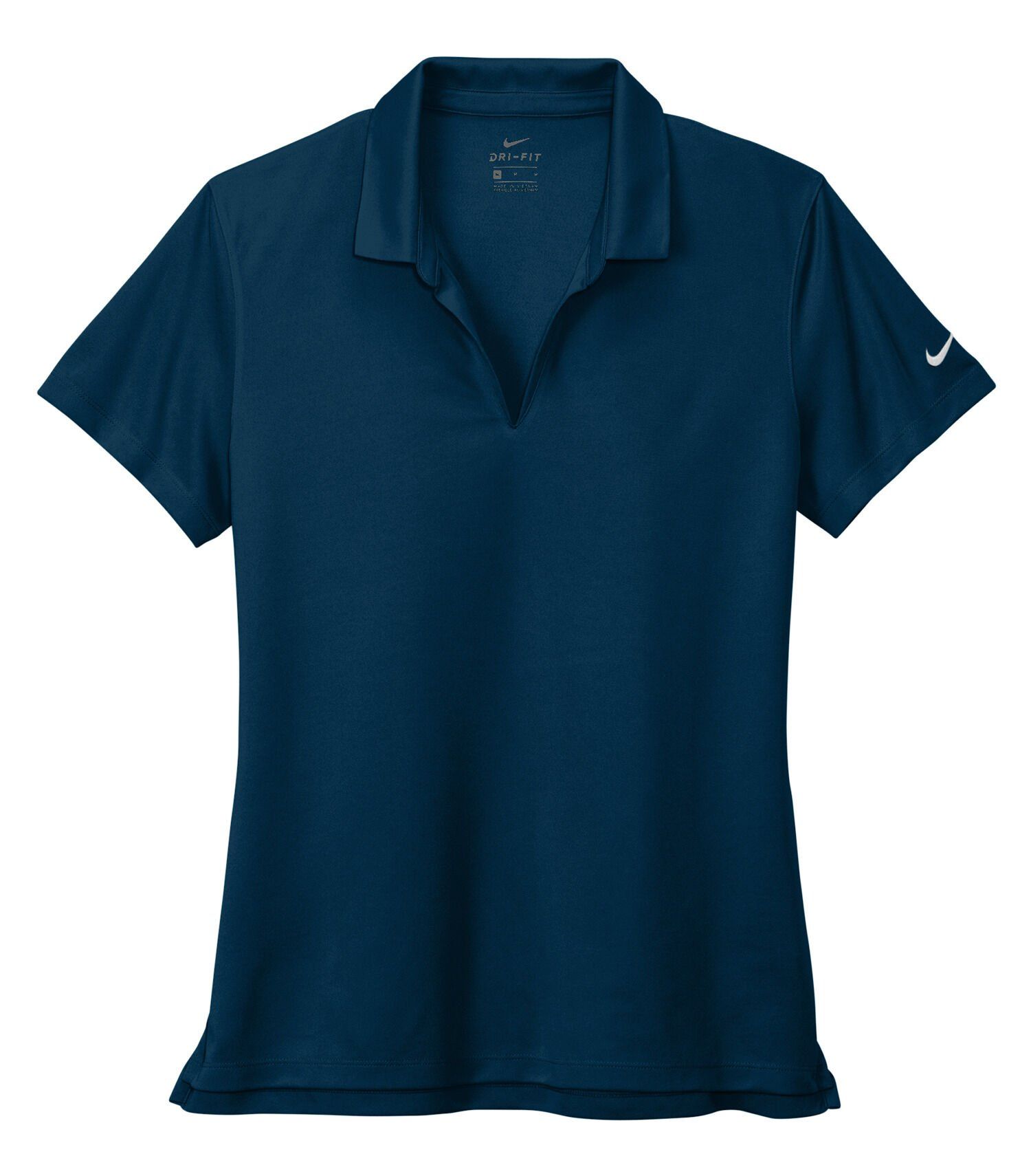 Nike Dri Fit Micro Pique Ladies Polo in Navy