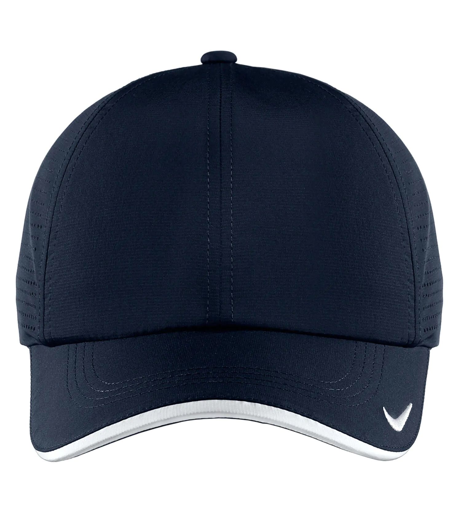 Nike Dri Fit Perforated Performance Cap in Navy