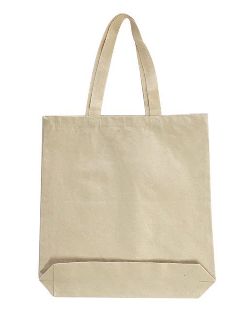 OAD Medium 12 oz Gusseted Tote in Natural