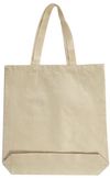Am image of a Custom OAD Medium 12 oz Gusseted Tote in Natural!