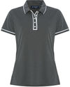 Am image of a Custom Original Penguin Golf Earl Ladies Polo in Caviar Black!