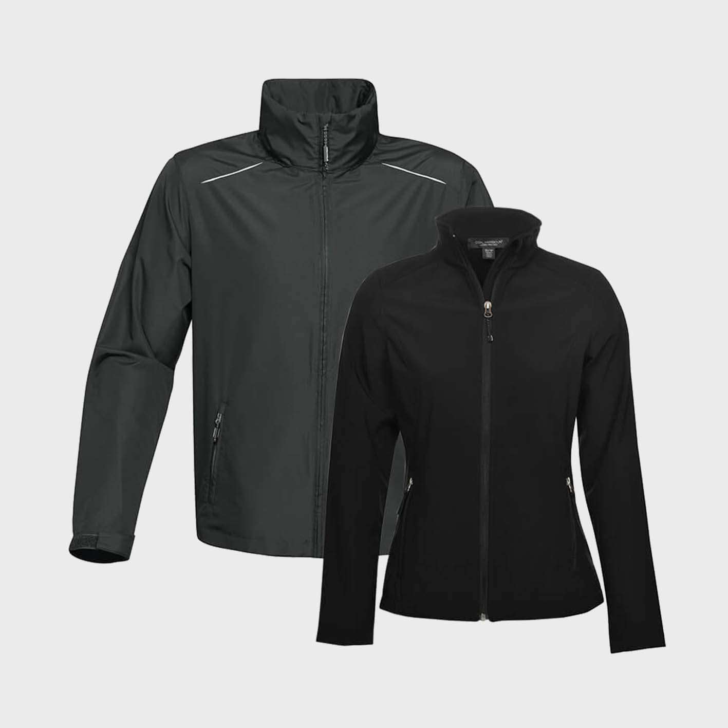 Picture of jackets that can be customized and printed on!