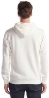 Am image of a Custom Jerico Three End Bamboo Fleece Hooded Sweatshirt in Natural!