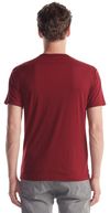 Am image of a Custom Jerico Bamboo T Shirt in Bordeaux!