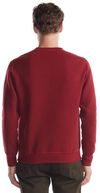 Am image of a Custom Jerico Premium Eco Fleece Crewneck Sweatshirt in Bordeaux!