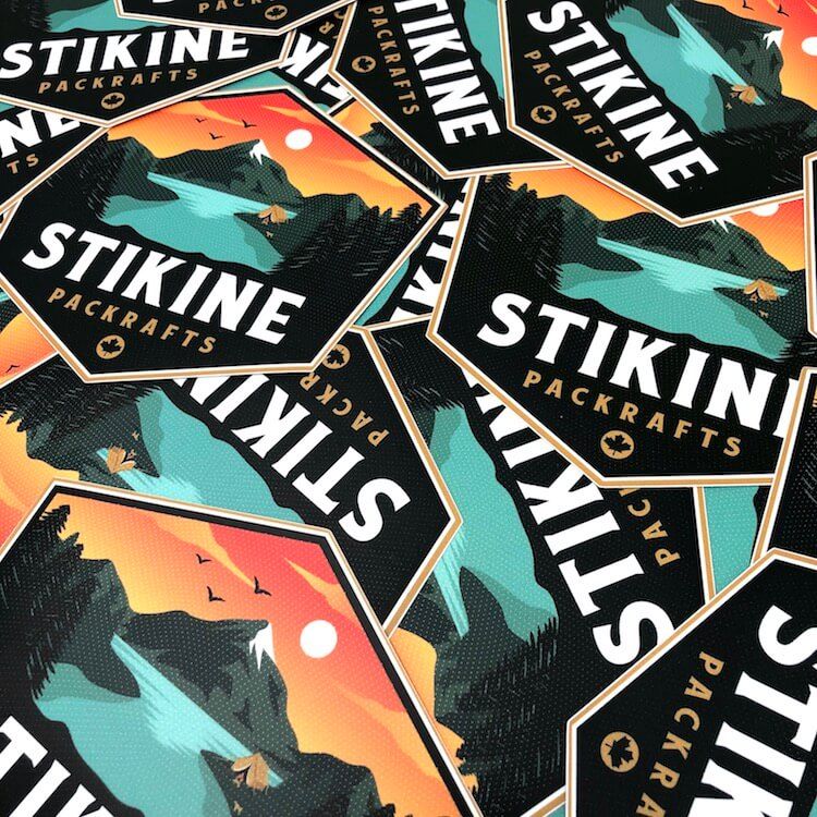 stickers for packrafts