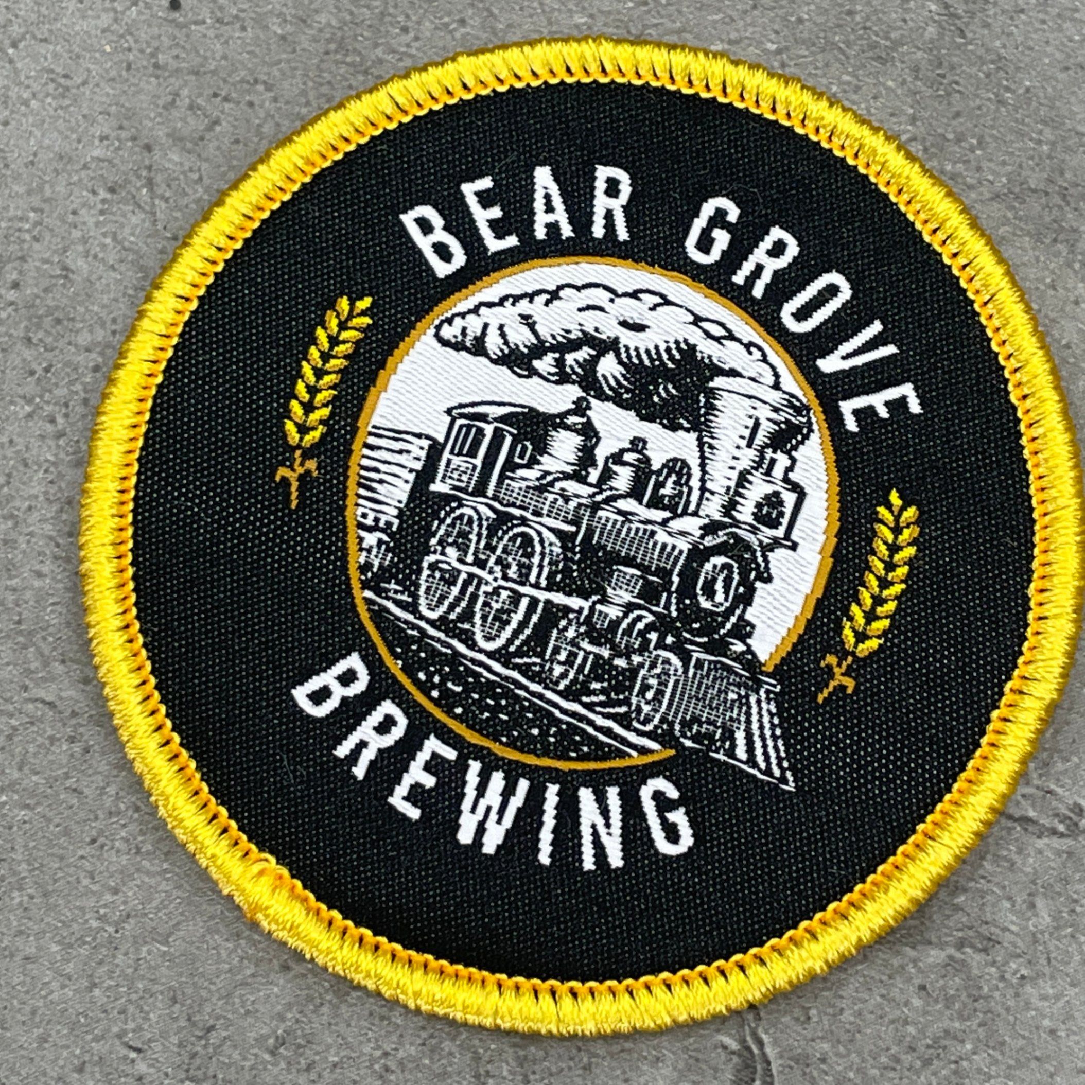 Custom woven patch made in a circular shape. Check out the small details.