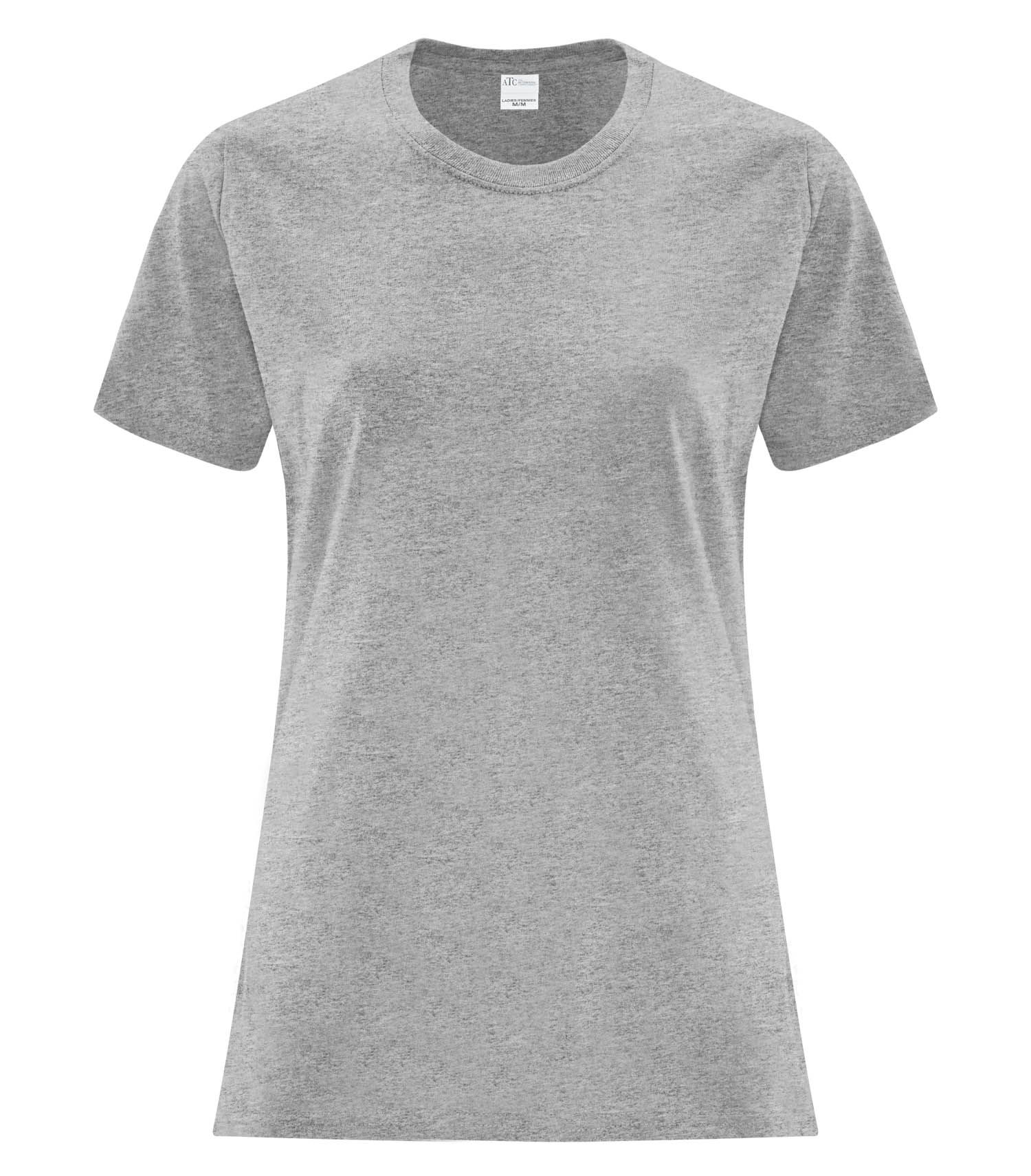 ATC Everyday Cotton Ladies Tee in Athletic Heather*