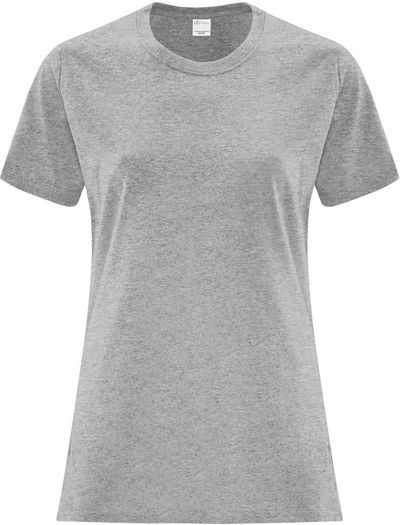 Am image of a Custom ATC Everyday Cotton Ladies Tee in Athletic Heather*!