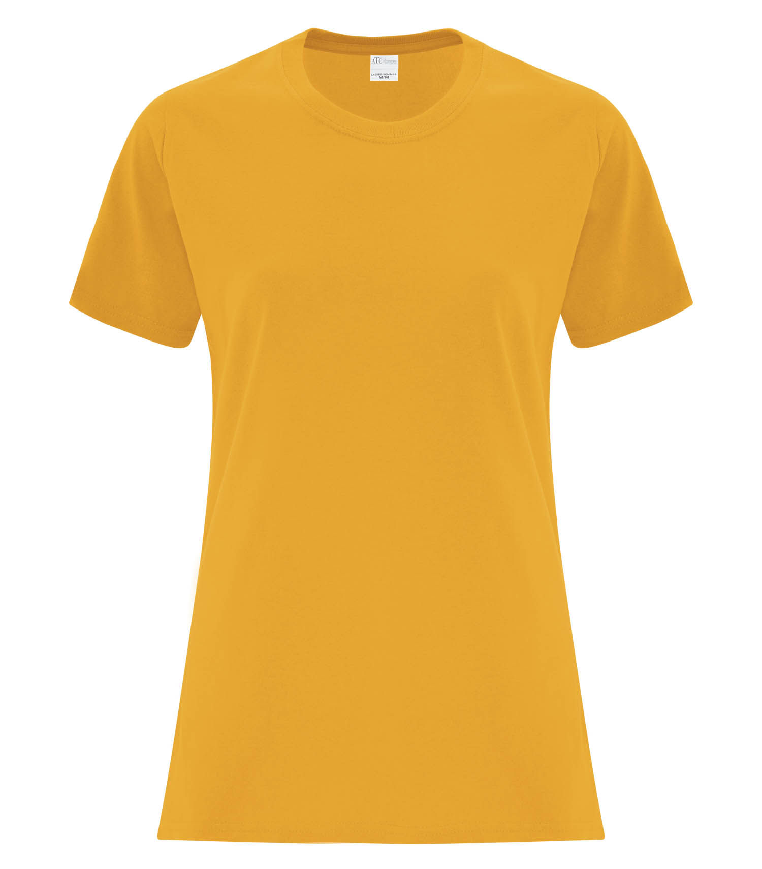 ATC Everyday Cotton Ladies Tee in Gold