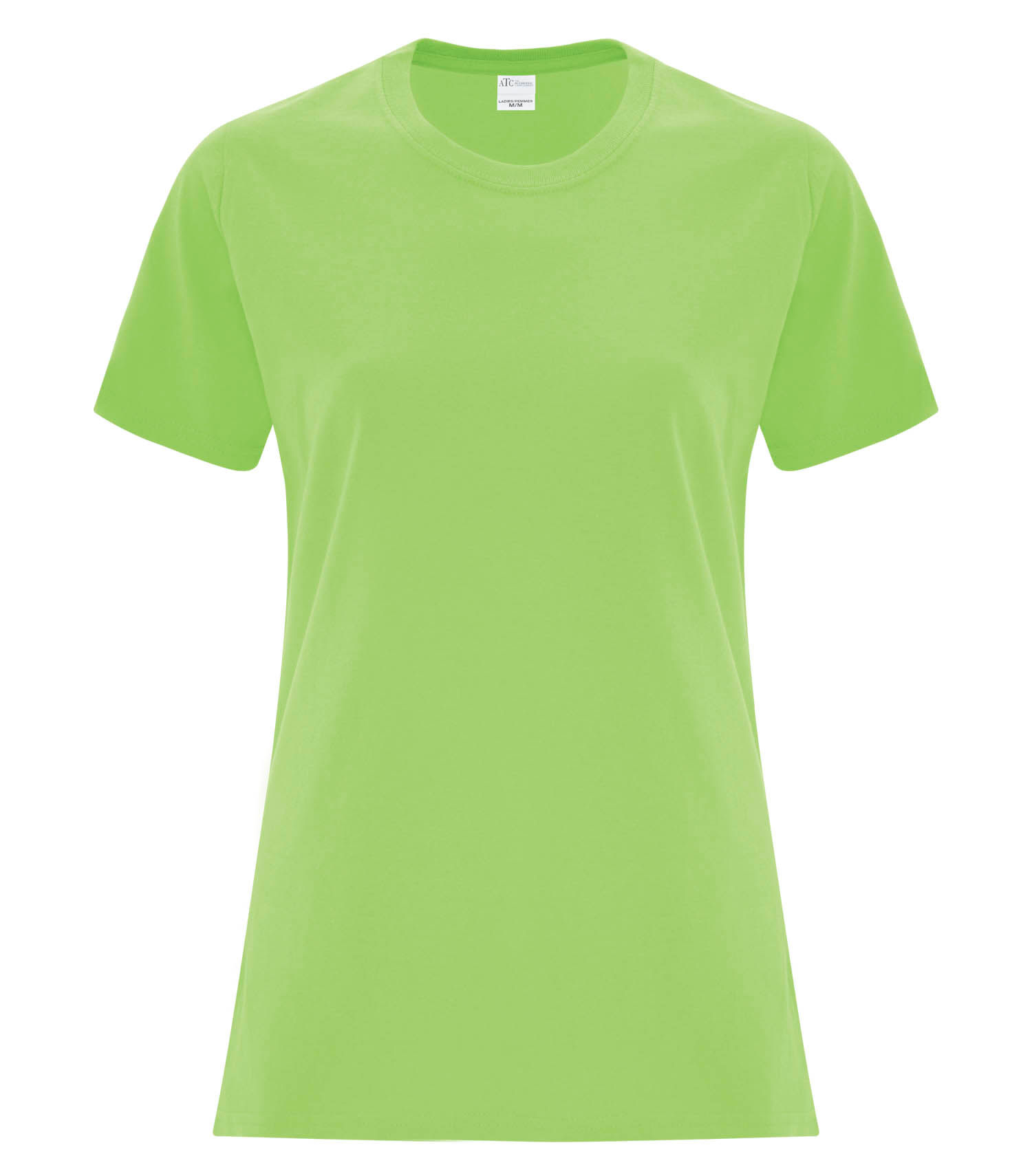ATC Everyday Cotton Ladies Tee in Lime