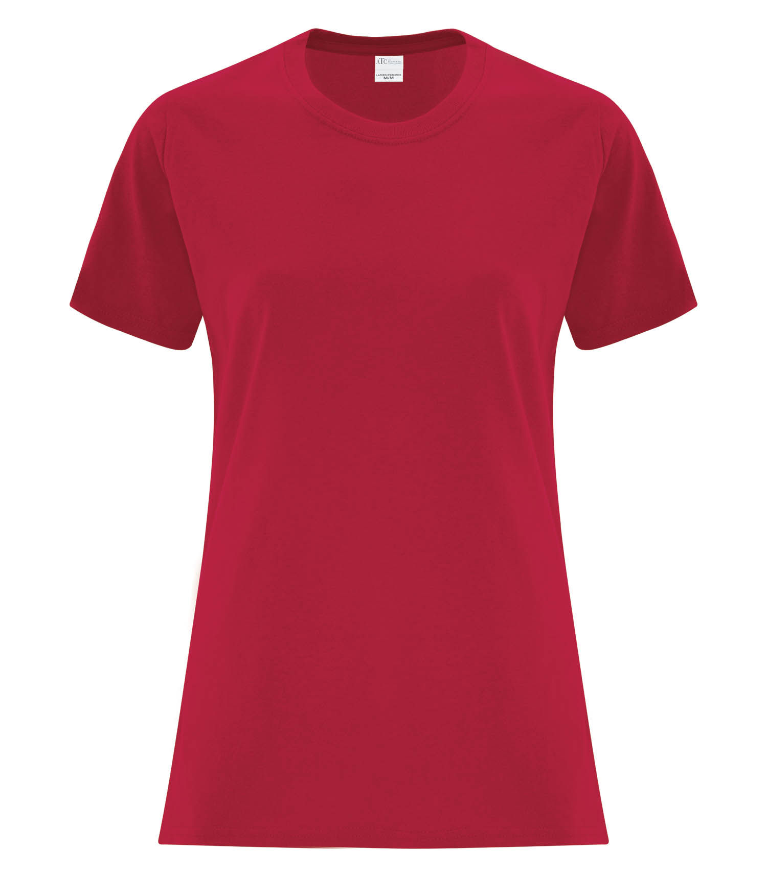 ATC Everyday Cotton Ladies Tee in Red