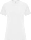 Am image of a Custom ATC Everyday Cotton Ladies Tee in White!