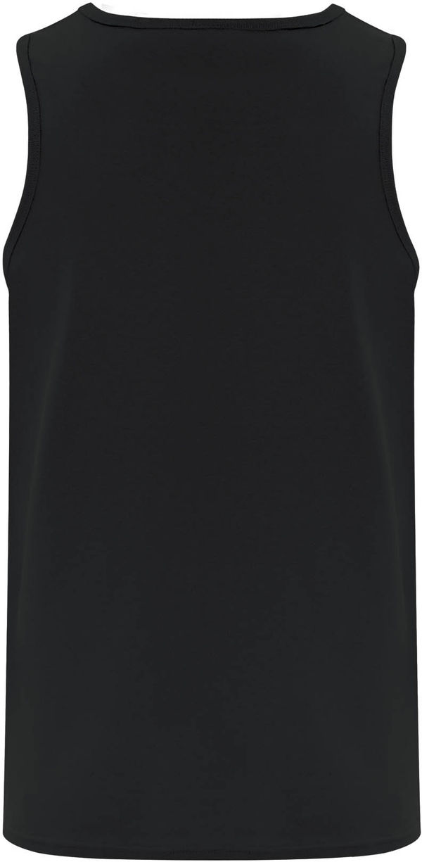 Am image of a Custom ATC Everyday Cotton Tank Top in Black!