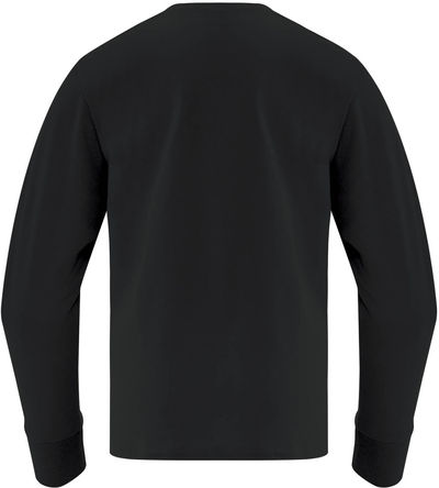 Am image of a Custom ATC Everyday Cotton Long Sleeve Youth Tee in Black!