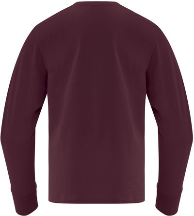 Am image of a Custom ATC Everyday Cotton Long Sleeve Youth Tee in Maroon!
