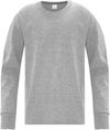 Am image of a Custom ATC Everyday Cotton Long Sleeve Youth Tee in Athletic Heather!