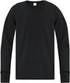 Am image of a Custom ATC Everyday Cotton Long Sleeve Youth Tee in Black!