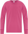 Am image of a Custom ATC Everyday Cotton Long Sleeve Youth Tee in Sangria!