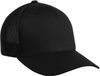 Am image of a Custom ATC Flexfit® Trucker Mesh Cap in Black/Black!