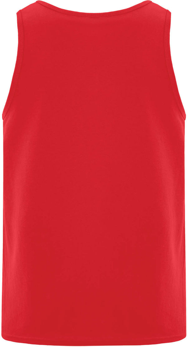 Am image of a Custom ATC Eurospun Ring spun Tank in True Red!