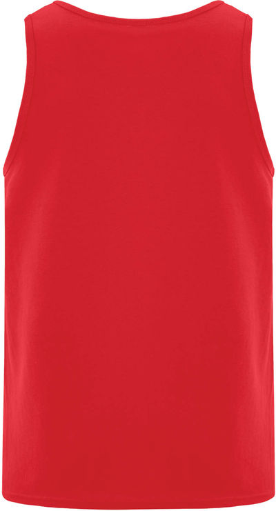 Am image of a Custom ATC Eurospun Ring spun Tank in True Red!