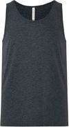 Am image of a Custom ATC Eurospun Ring spun Tank in Charcoal Heather!