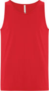 Am image of a Custom ATC Eurospun Ring spun Tank in True Red!