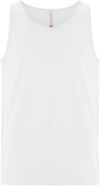 Am image of a Custom ATC Eurospun Ring spun Tank in White!