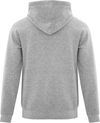 Am image of a Custom ATC Everyday Youth Fleece Full Zip Hooded Sweatshirt in Athletic Heather!