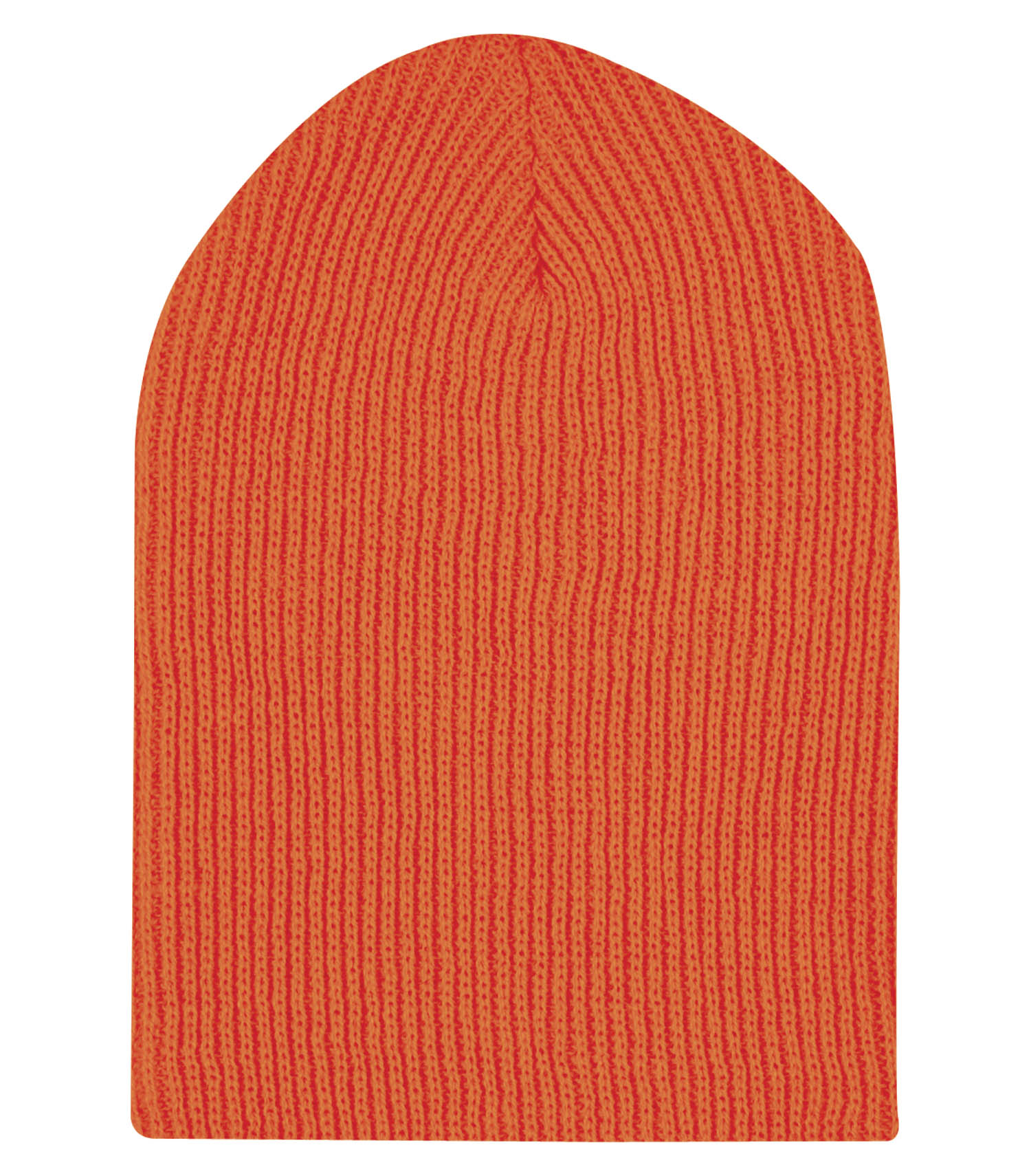 ATC Everyday Rib Knit Slouch Beanie in Orange