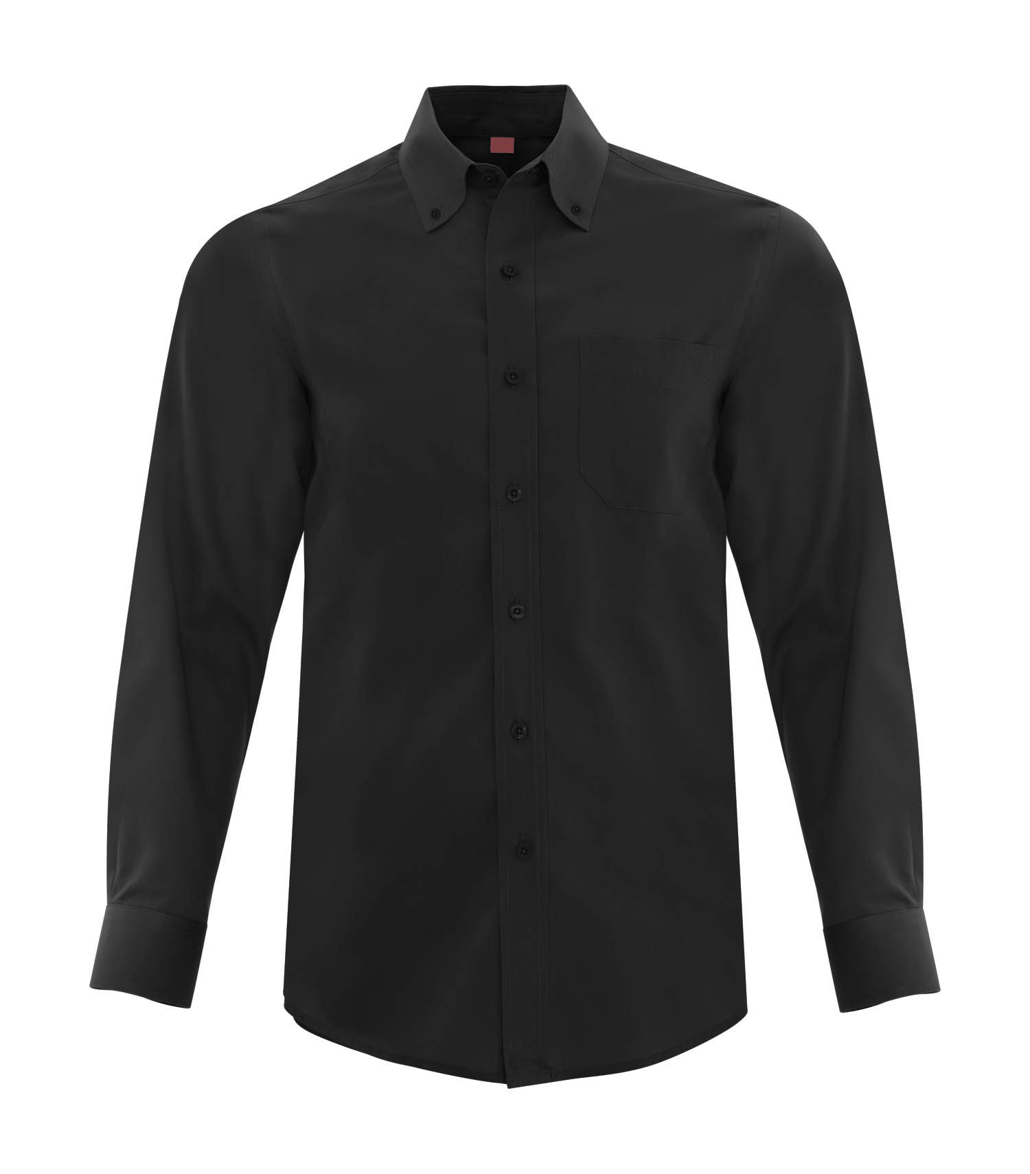 Coal Harbour Everyday Long Sleeve Woven Shirt in Black