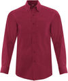 Am image of a Custom Coal Harbour Everyday Long Sleeve Woven Shirt in Rich Red!