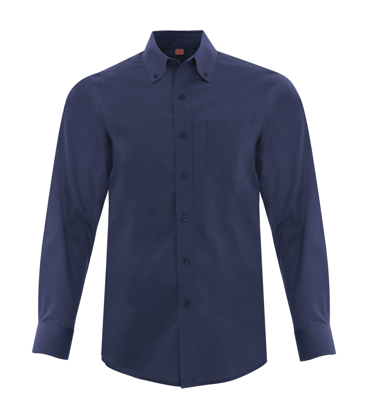 Coal Harbour Everyday Long Sleeve Woven Shirt in True Navy
