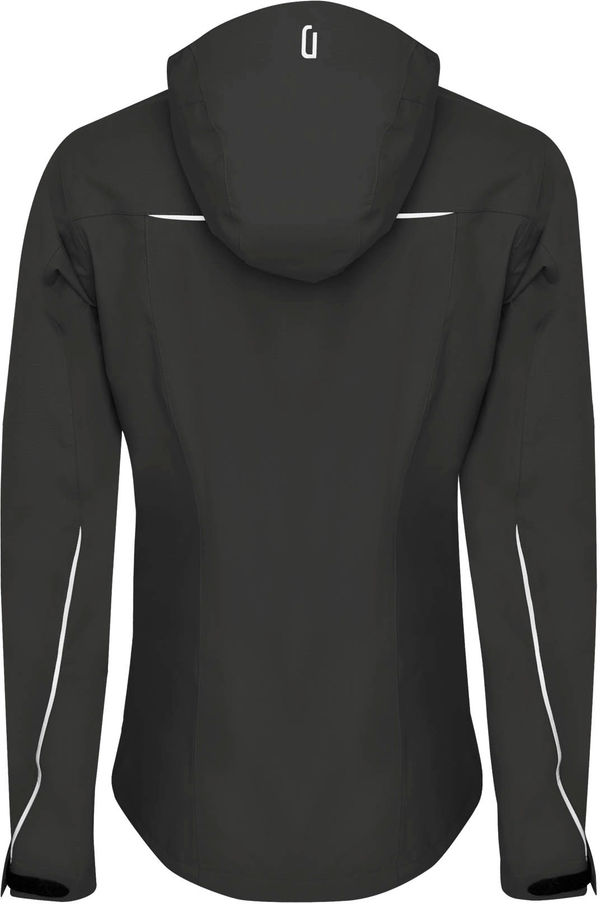 Am image of a Custom Dryframe Dry Tech Waterproof Shell System Performance Ladies Jacket in Asphalt!
