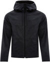 Am image of a Custom DRYFRAME DRY TECH FLEECE FULL ZIP HOODED JACKET in Black Heather!