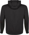 Am image of a Custom ATC Everyday Game Day Fleece Colour Block Hooded Sweatshirt in Charcoal/Black!