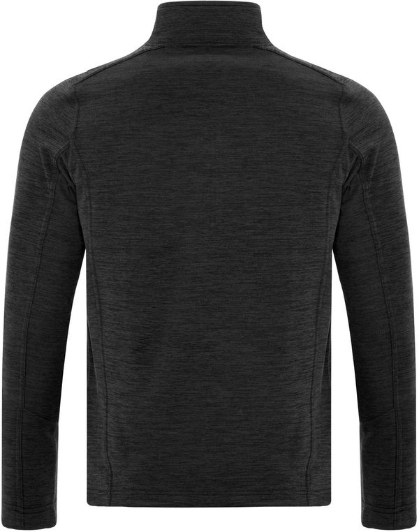 Am image of a Custom ATC DYNAMIC HEATHER FLEECE HALF ZIP SWEATSHIRT in Black Dynamic!