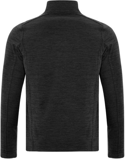 Am image of a Custom ATC DYNAMIC HEATHER FLEECE HALF ZIP SWEATSHIRT in Black Dynamic!