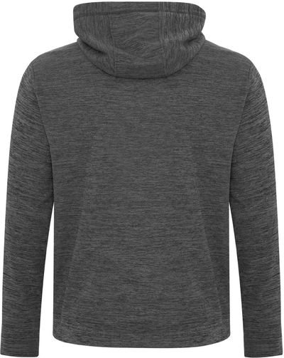 Am image of a Custom ATC DYNAMIC HEATHER FLEECE HOODED SWEATSHIRT in Charcoal Dynamic!